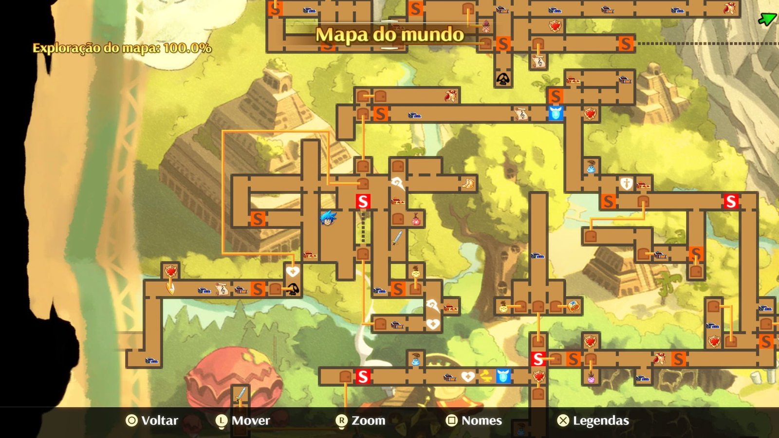 Localização no mapa