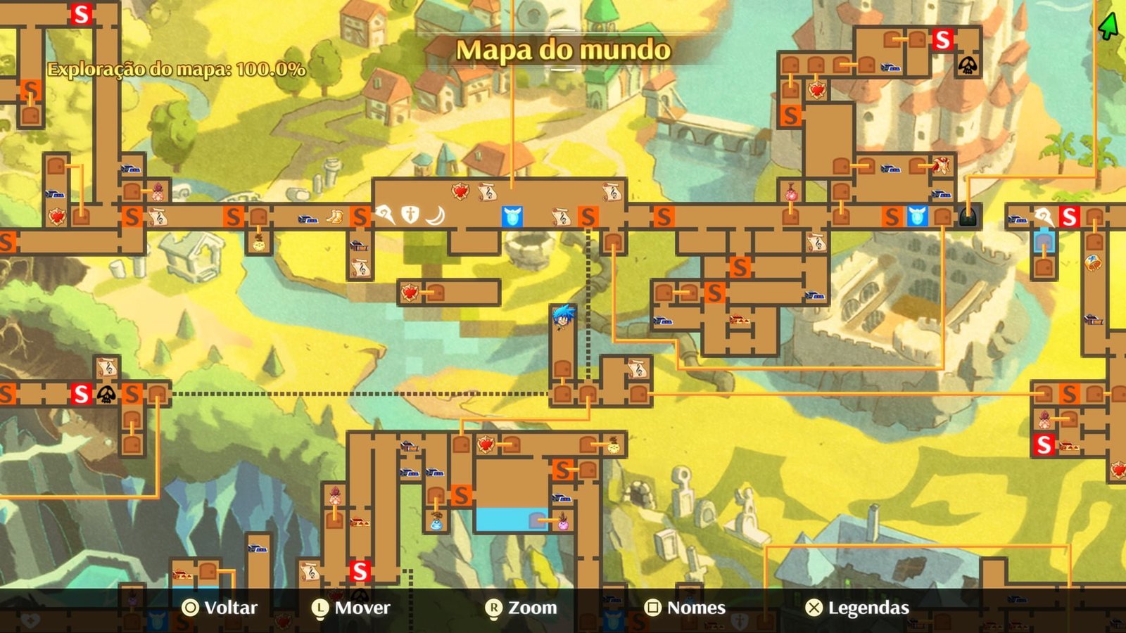 Localização no mapa